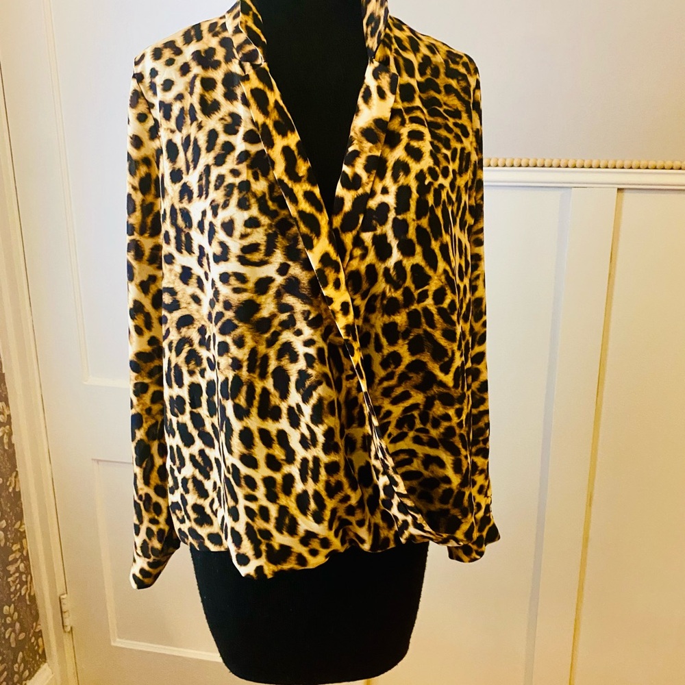Vince Camuto Animal Print Blouse